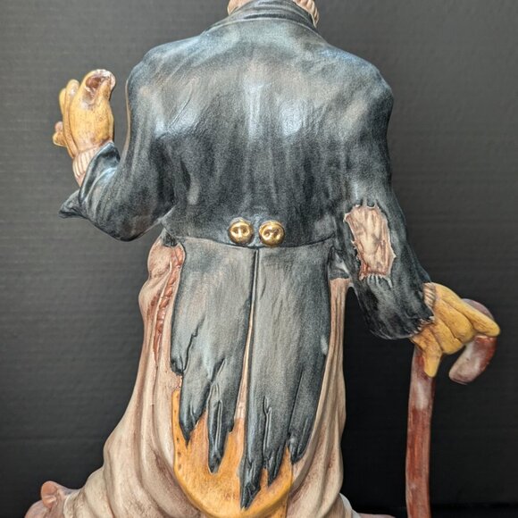 Vintage Irene Smith 1963 Signed Large‎ Ceramic Hobo/Clown Texas Pete Figurine - Picture 4 of 9